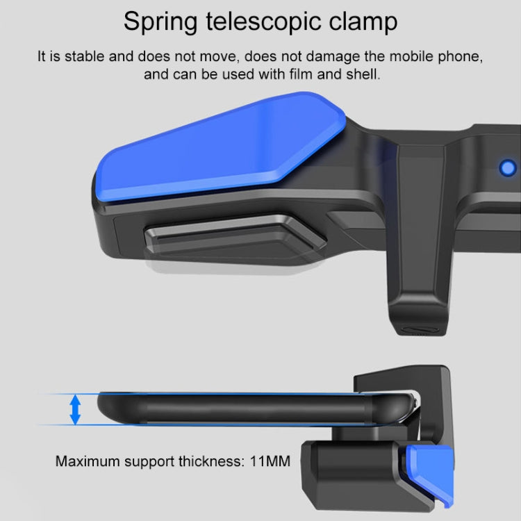 AK01 Mangia il manico di pollo Tiro Maniglia di gioco ausiliaria Collega un piccolo condensatore per mangiare il manico di pollo