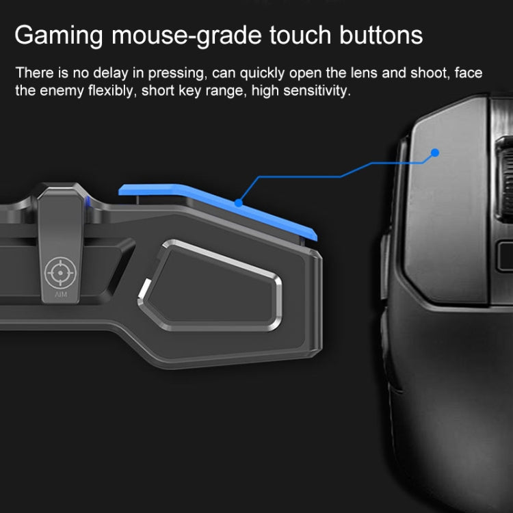 AK01 Mangia il manico di pollo Tiro Maniglia di gioco ausiliaria Collega un piccolo condensatore per mangiare il manico di pollo