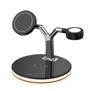 Caricabatterie wireless magnetico 3 in 1 15W