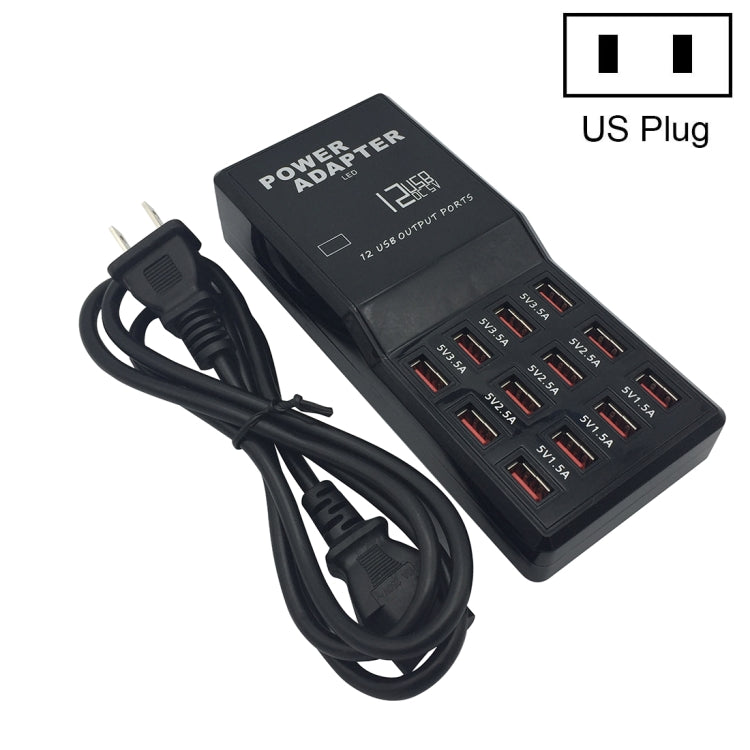 Caricatore da tavolo W-858 con 12 porte USB