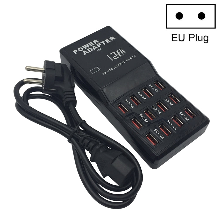Caricatore da tavolo W-858 con 12 porte USB