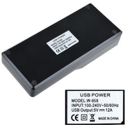 Caricatore da tavolo W-858 con 12 porte USB