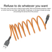 Cavo dati di ricarica rapida IVON CA78 2.4A Type-C / USB-C, lunghezza: 1 m, Type-C
