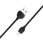 awei CL-63 Cavo dati in lega di alluminio di ricarica e trasmissione a 8 pin da 2,5 A, lunghezza: 1 m