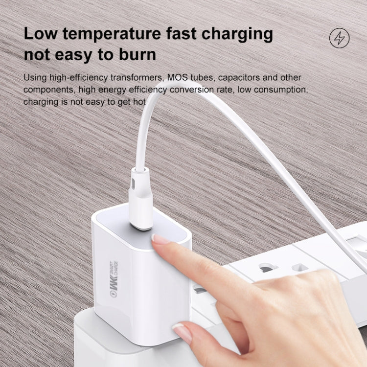 Caricabatterie mini USB WK WP-U69 2.0A bianco