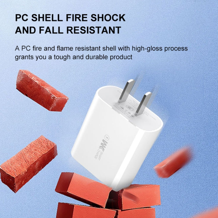 Caricabatterie mini USB WK WP-U69 2.0A bianco