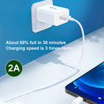 Caricabatterie mini USB WK WP-U69 2.0A bianco