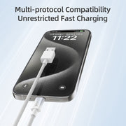 Cavo dati di ricarica rapida da USB a USB-C / Type-C ROCK Z20 da 1 m 6 A, USB to USB-C / Type-C