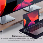 Adattatore Hub USB-C 11 in 1 con HDMI, VGA, RJ45, USB 3.0