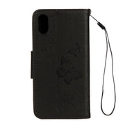 Custodia in pelle per iPhone X/XS con supporto