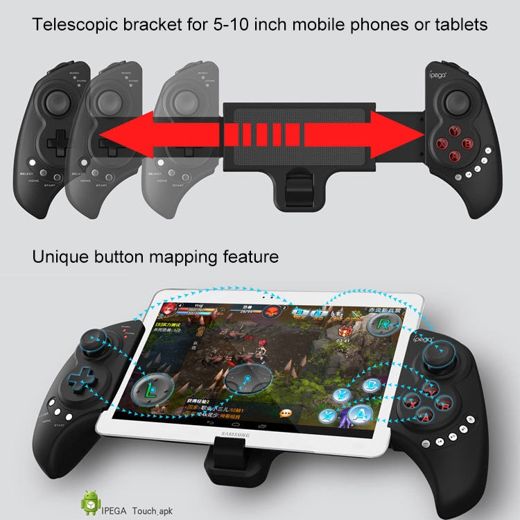 Controller Bluetooth ipega PG-9023S per tablet Android