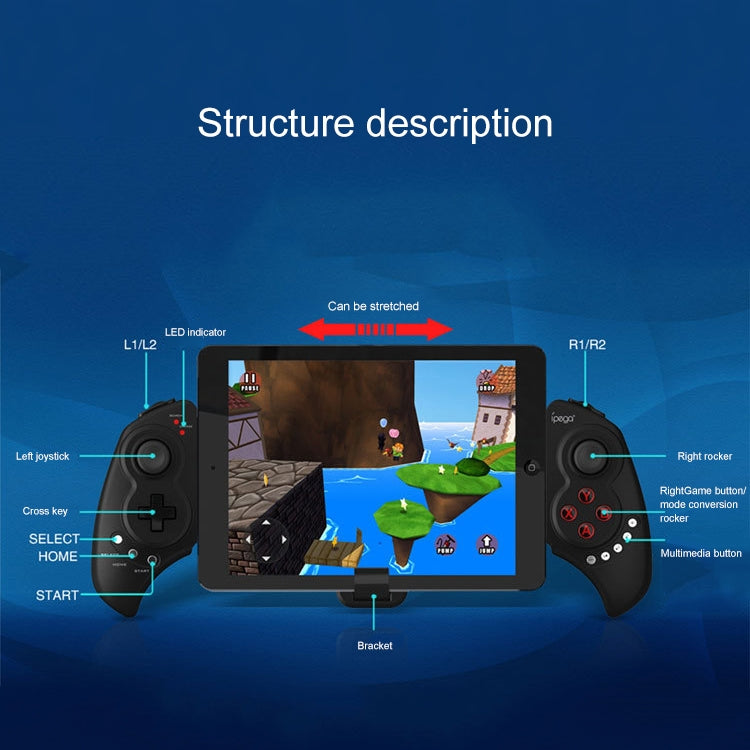 Controller Bluetooth ipega PG-9023S per tablet Android