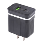 Caricabatterie rapido USB PD 20W con QC3.0