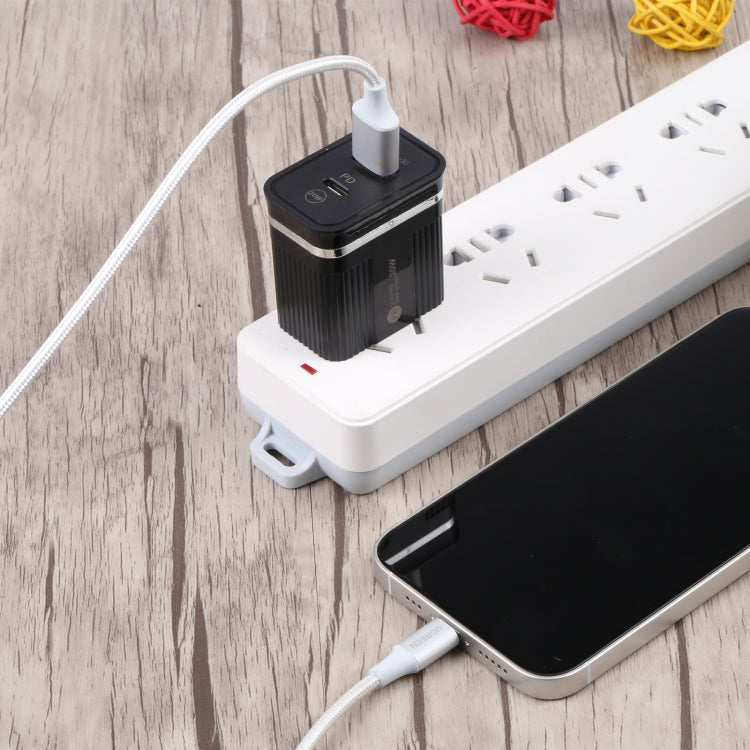 46-A2C2 Caricabatterie rapido multifunzione USB PD da 20 W + QC3.0, presa americana, US Plug