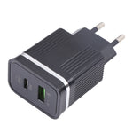 Caricabatterie rapido USB 20W con spina UE