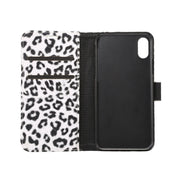 Custodia leopardata per iPhone X con supporto