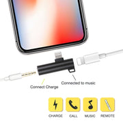 Adattatore 2 in 1 per iPhone con audio