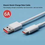 Cavo ricarica rapida Xiaomi 6A USB-C 1 metro