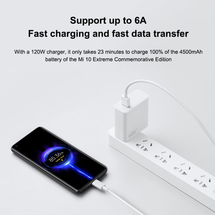 Cavo ricarica rapida Xiaomi 6A USB-C 1 metro