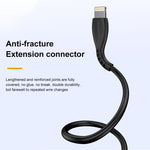 Cavo di ricarica da USB a 8 pin awei CL-115L da 1 m 2,4 A