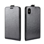 Custodia in pelle con slot carte per iPhone X e XS