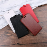 Custodia in pelle con slot carte per iPhone X e XS