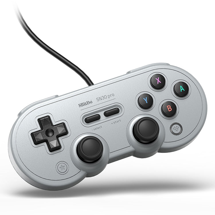 Joystick gamepad cablato USB 8Bitdo SN30 PRO per Swith / Steam / PC, SN30 PRO Wired(Grey)