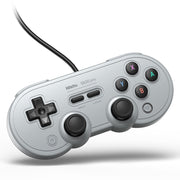 Joystick gamepad cablato USB 8Bitdo SN30 PRO per Swith / Steam / PC, SN30 PRO Wired(Grey)