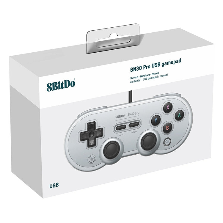 Joystick cablato USB 8Bitdo SN30 PRO per Switch e PC