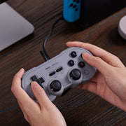 Joystick gamepad cablato USB 8Bitdo SN30 PRO per Swith / Steam / PC, SN30 PRO Wired(Grey)