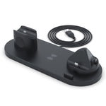 Caricabatterie wireless 6 in 1 compatibile con smartphone e Apple