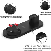 Caricabatterie wireless 6 in 1 HQ-UD15