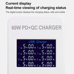 Stazione di ricarica 40W 8 porte USB QC3.0 Type-C
