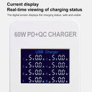 Stazione di ricarica A8T 40W con 8 porte USB