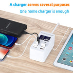 Stazione di ricarica 40W 8 porte USB QC3.0 con display
