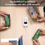 Stazione di ricarica 40W 8 porte USB QC3.0 Type-C