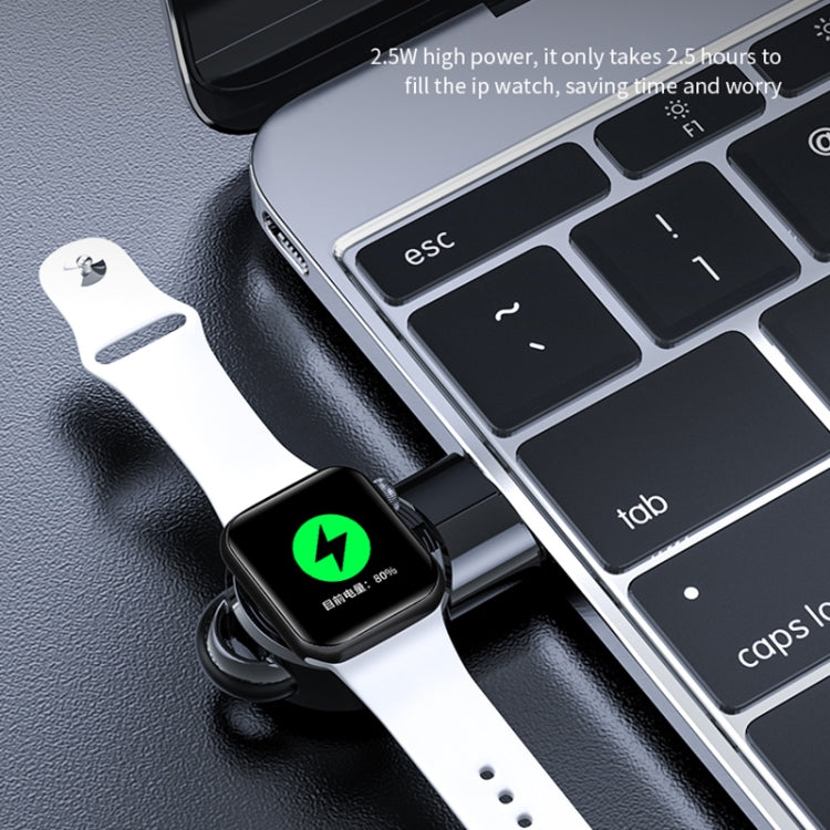 Caricabatterie wireless magnetico portatile universale K02 per Apple Watch serie 6/5 / SE / 4/3/2/1