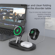 Caricabatterie wireless magnetico 4 in 1