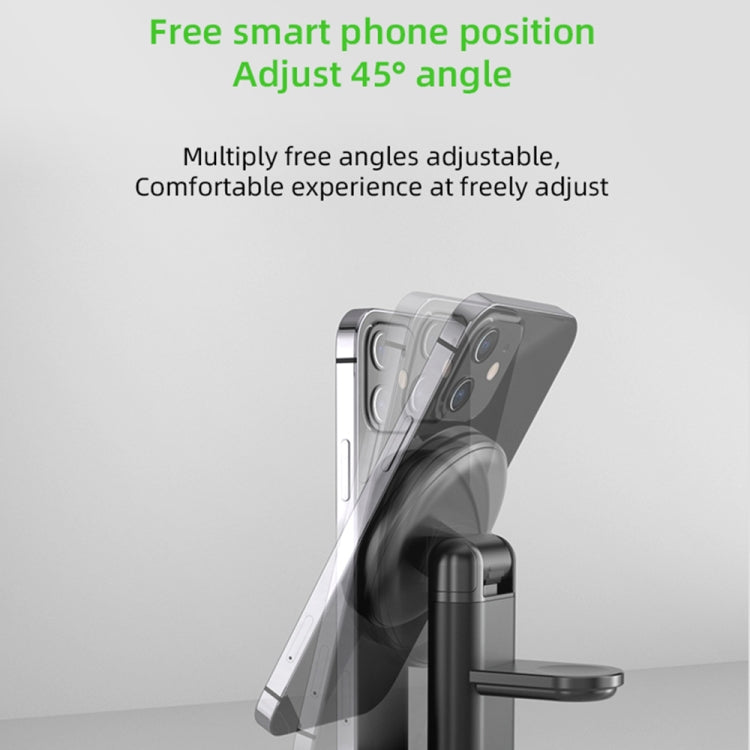 Caricabatterie wireless magnetico 3 in 1 da 15W S36