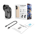 Microscopio per smartphone APEXEL APL-MS001 100X con luce LED