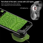 Microscopio per smartphone APEXEL APL-MS001 100X con luce LED