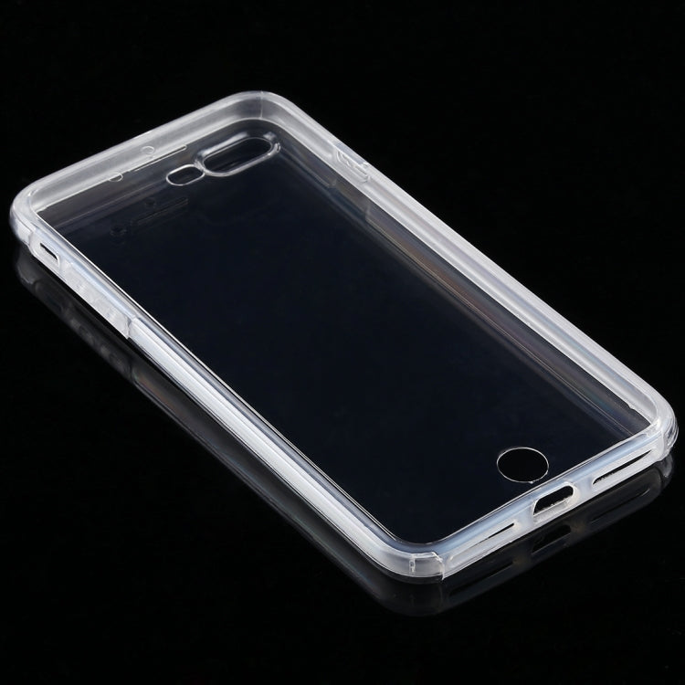 Custodia in PC + TPU trasparente ultrasottile fronte-retro da 0,75 mm per iPhone 8 Plus e 7 Plus, For 8 Plus & 7 Plus