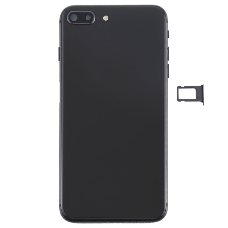 Gruppo cover posteriore batteria con tasti laterali, vibrazione, altoparlante, suoneria, cicalino, pulsante di accensione, cavo flessibile per pulsante volume e vassoio scheda per iPhone 8 Plus, For iPhone 8 Plus, For iPhone 8 Plus (Full Assembly)