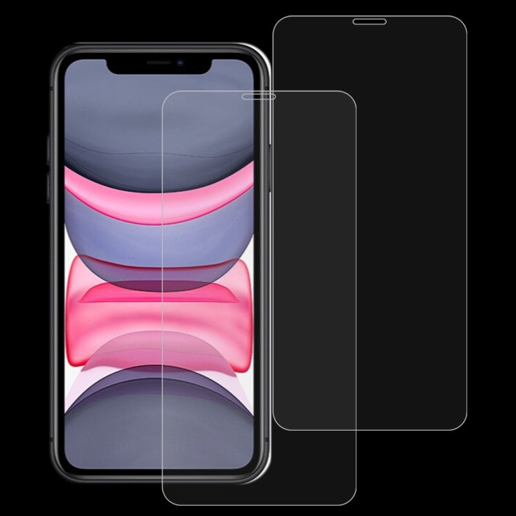 Pellicola vetro temperato per iPhone 11 e XR 2 pezzi