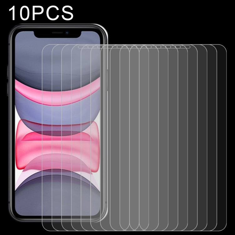 Pellicola vetro temperato per iPhone 11 e XR 10 pezzi