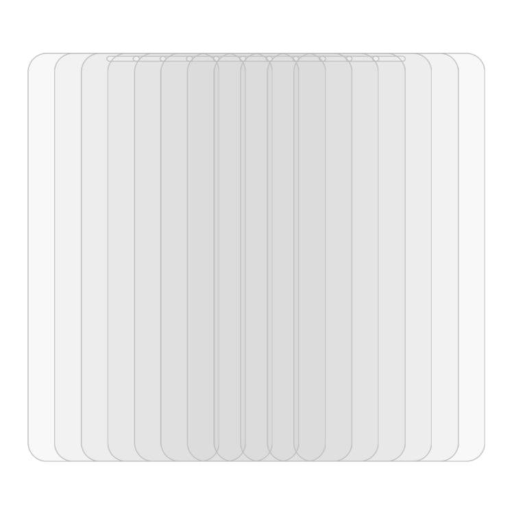 Pellicola vetro temperato per iPhone 11 e XR 10 pezzi