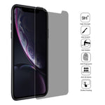 Pellicola vetro temperato privacy per iPhone 11 e XR