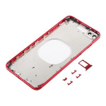 Cover posteriore trasparente con obiettivo della fotocamera, vassoio per scheda SIM e tasti laterali per iPhone 8 Plus, For iPhone 8 Plus (Transparent Back), For iPhone 8 Plus (Transparent White), For iPhone 8 Plus(Transparent Gold)