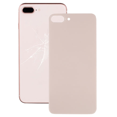 Copribatteria posteriore in vetro con foro grande per fotocamera di facile sostituzione con adesivo per iPhone 8 Plus, For iPhone 8 Plus (No Disassemble), For iPhone 8 Plus (Not Disassemble)