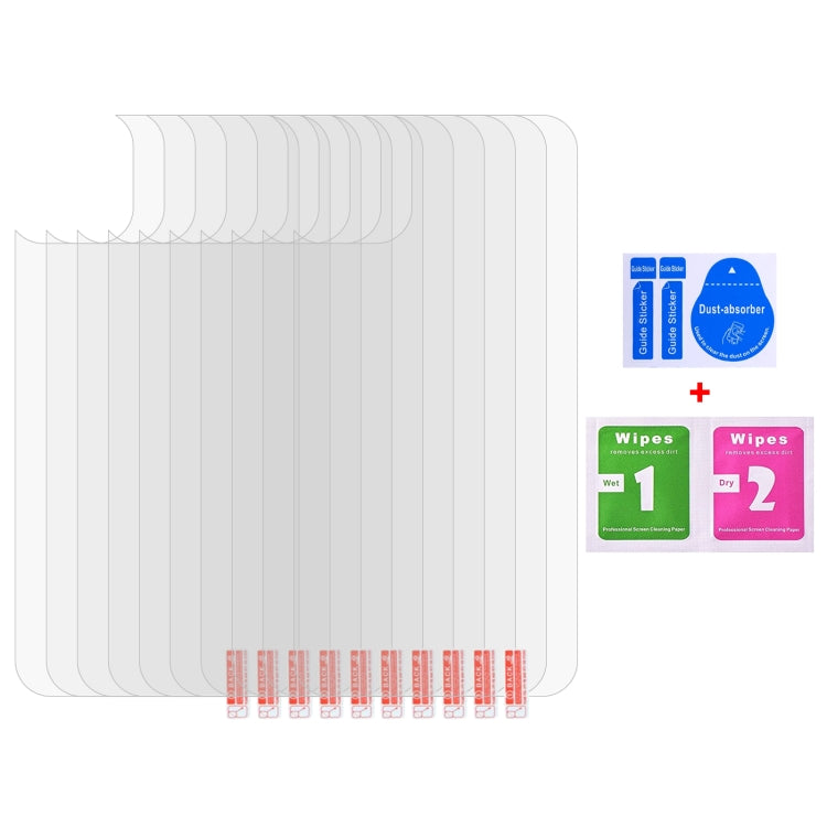 Per iPhone 11 50 pezzi 9H 2.5D Pellicola posteriore in vetro temperato trasparente per telefono cellulare a metà schermo, For iPhone 11 (50 PCS)